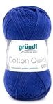 Gr&uuml;ndl Bastelnaturmaterial Gr&uuml;ndl Wolle Cotton Quick 50 g uni marineblau