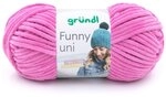 Gr&uuml;ndl Funny Chenille Wolle uni einfarbig zum Stricken H&auml;keln, Chenillegarn