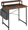 TecTake Schreibtisch mit Ablage und Stofftasche 80x55cm (404662)