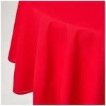 Homescapes Tischdecke Runde Tischdecke rot &ndash; 178 cm, 100% Baumwolle (1-tlg)...