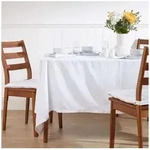 Homescapes Tischdecke Tischdecke wei&szlig; &ndash; 137 x 228 cm, 100% Baumwolle (1-tlg)...