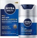 Nivea Men Anti-Aging-Creme ANTI-AGE HYALURON LSF 15, Feuchtigkeitspflege,...