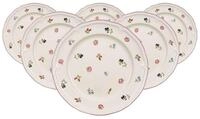 Villeroy & Boch Speiseteller Petite Fleur Speiseteller &oslash; 26,7 cm 6er Set, (6...