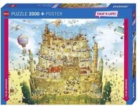HEYE Puzzle High Above - Puzzle 2000 Teile, 2000 Puzzleteile