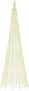 vidaXL Dekolicht 500 cm LED-Weihnachtsbaum f&uuml;r Fahnenmast 1534 LEDs Warmwei&szlig;...