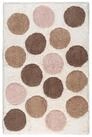 WENKO Badematte TIBET, B 60 x L 90 cm, Beige, Braun, Rosa, rutschhemmend...