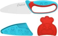 Chefclub Kinderkochmesser Messer f&uuml;r Kinder, blau/rot