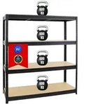 PROREGAL&reg; Schwerlastregal Robustes Steckregal Lastenregal DINO mit 4 stabilen