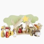 Small Foot Krippe Spielset Weihnachten (21-tlg), hier erwacht die