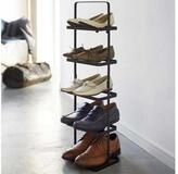 Yamazaki Schuhregal Tower Schuhst&auml;nder Metall 5 Ebenen platzsparend klein mobil