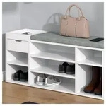 Vicco Schuhbank Eleon, Wei&szlig;, 101 x 45 cm (1-St) wei&szlig;