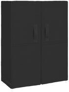 vidaXL Schuhschrank Schuhregal Schwarz 60x28x90 cm Stoff
