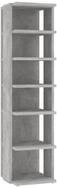 vidaXL Schuhschrank Schuhregal Betongrau 27,5x27x102 cm Holzwerkstoff