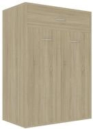 vidaXL Schuhschrank NA Schuhschrank Sonoma Eiche 60x35x84 cm Spanplatte