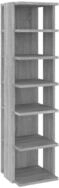 vidaXL Schuhschrank NA Schuhregal Grau Sonoma 25x27x102 cm Spanplatte