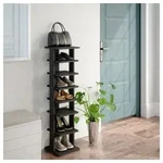 Vicco Schuhregal Sara, Anthrazit, 26.7 x 110 cm, 1-tlg. grau