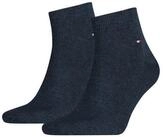 Tommy Hilfiger Kurzsocken TH MEN QUARTER 2P (2 Paar) weicher, elastischer Rippenbund,