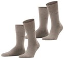 Esprit Socken Basic Easy (2-Paar, 2 Paar) druckfreier, breiter Komfortbund,