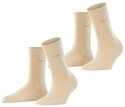 Esprit Socken Uni (2-Paar, 2 Paar) aus elastischem Material, atmungsaktiv,...