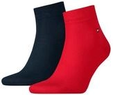 Tommy Hilfiger Kurzsocken TH MEN QUARTER (2 Paar) weicher, elastischer Rippenbund,
