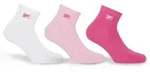 Fila Kurzsocken UNISEX QUARTER PLAIN SOCKS (3-Paar) mit eingestrickem Logo rosa 35-38