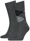 Tommy Hilfiger Socken TH MEN SOCK CHECK 2P (2-Paar, 2 Paar) mit klassischem