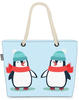 VOID Strandtasche (1-tlg), Pinguin Tierkinder Beach Bag Kinderzimmer Kinder...