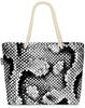 VOID Strandtasche (1-tlg), Python Schlangenmuster Beach Bag Schlange Haut...