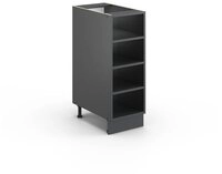 Vicco Unterschrank Fame-Line, Anthrazit/Anthrazit, 30 cm ohne Arbeitsplatte...
