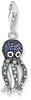 THOMAS SABO Charm-Einhänger Charm-Anhänger Oktopus mit blauen Steinen