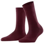 FALKE Socken Family f&uuml;r Erwachsene, einfarbig, aus Baumwolle, mit flacher...