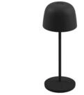Lindby Au&szlig;en-Tischleuchte Arietty, LED, Metall, Schwarz warmwei&szlig; IP65, 1 x 2,2 W