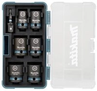 Makita Steckschl&uuml;ssel Schlagnuss-Set 7tlg 1/2&Prime;Im.Blk E-16592