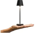 SIGOR LED Tischleuchte NUINDIE Pocket Akku-Tischleuchte Nachtschwarz, Dimmbar,...