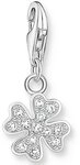 THOMAS SABO Charm-Einh&auml;nger Kleeblatt, mit Zirkonia (synth)