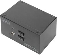 Digitus Digitus DS-12860 2+1 Port KVM-Umschalter HDMI Fernbedienung, Tastatur Adapter