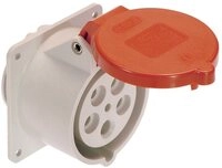 as - Schwabe Steckdose AS Schwabe 60440 60440 CEE Anbaudose 16 A 5polig 400 V 1...