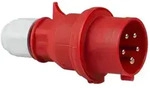 as - Schwabe Steckdose AS Schwabe 61420 CEE Stecker 16 A 400 V 1 St. rot