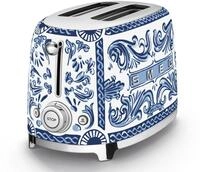 Smeg 2-in-1-Toaster 2-Schlitz-2-Scheiben-Toaster Kompakt SMEG Dolce Gabbana
