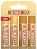 BURT'S BEES Lippenpflegestift Set - Lip Balm Honey & Beeswax 4er Pack