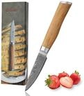 Wakoli Gem&uuml;semesser Damast Officemesser K&uuml;chenmesser Klingenl&auml;nge 8,5 cm