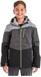 Skijacke KILLTEC "KSW 161 BYS SKI JCKT", Herren, Gr. 152, grau, Obermaterial: 100%