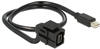 Delock 86374 - Keystone Modul mini DisplayPort Buchse 110° >... HDMI-Kabel,...