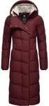 Ragwear Wintermantel Pavla Long extralanger Winterparka mit Teddyfutter und Kapuze