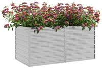vidaXL Hochbeet 160 x 80 x 77 cm Hochbeet aus verzinktem Stahl 160x80x77 cm f&uuml;r
