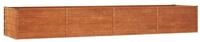 vidaXL Hochbeet, Kr&auml;uterhochbeet Rostig 320x80x45 cm Cortenstahl