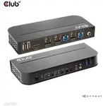 CLUB3D DisplayPort/HDMI KVM Switch For Dual DisplayPort 4K 60Hz Netzwerk-Switch