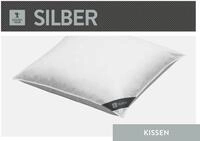 SPESSARTTRAUM 3-Kammer-Kopfkissen Silber, F&uuml;llung: Au&szlig;en: 100% Daunen, Innen:...