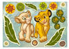 Komar Wandtattoo Simba and Nala (17 St), 50x70 cm (Breite x Höhe),...