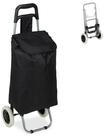relaxdays Einkaufstrolley faltbar, 109200 l, schwarz